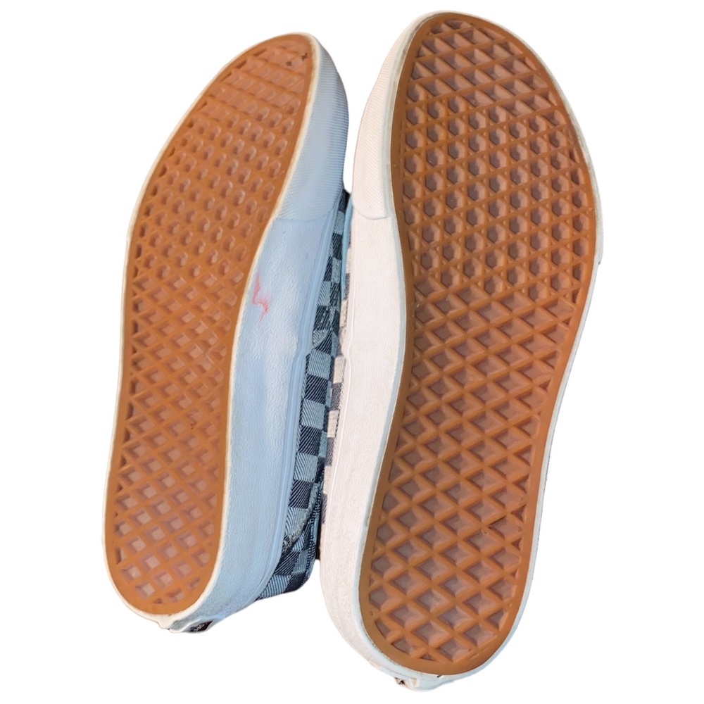 Vans Checkerboard Blue Ultracush Shoes Size 9 - Picture 5 of 5